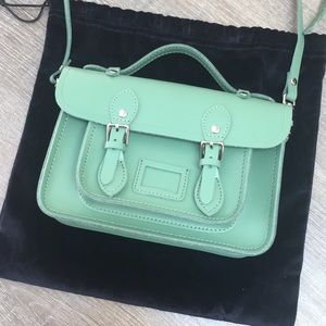 Mint Green Small Cambridge Style Crossbody Bag